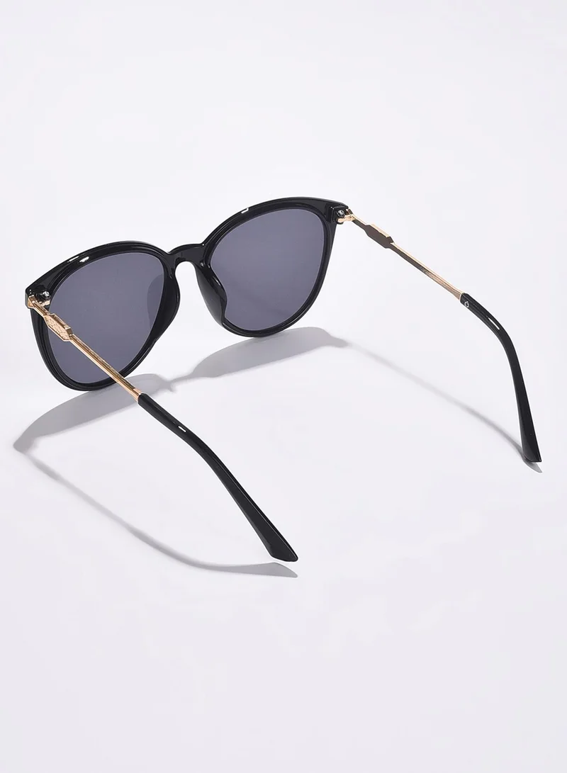 Haute Sauce Black Lens -Toned Butterfly Sunglasses