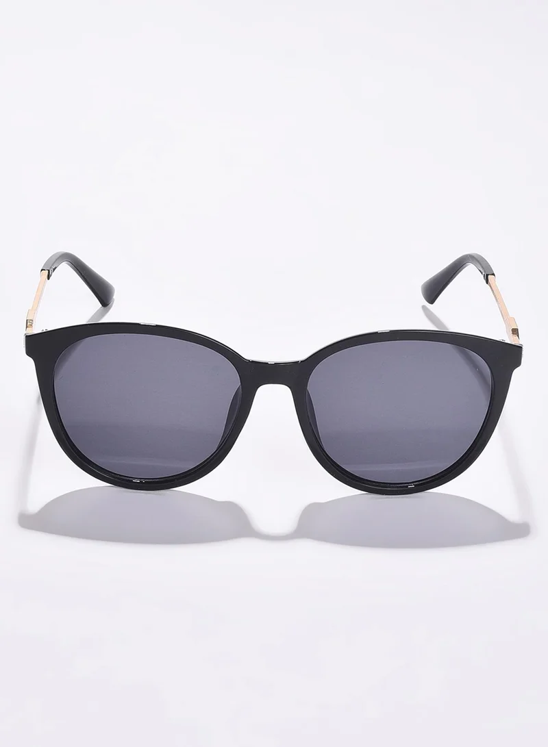 Haute Sauce Black Lens -Toned Butterfly Sunglasses