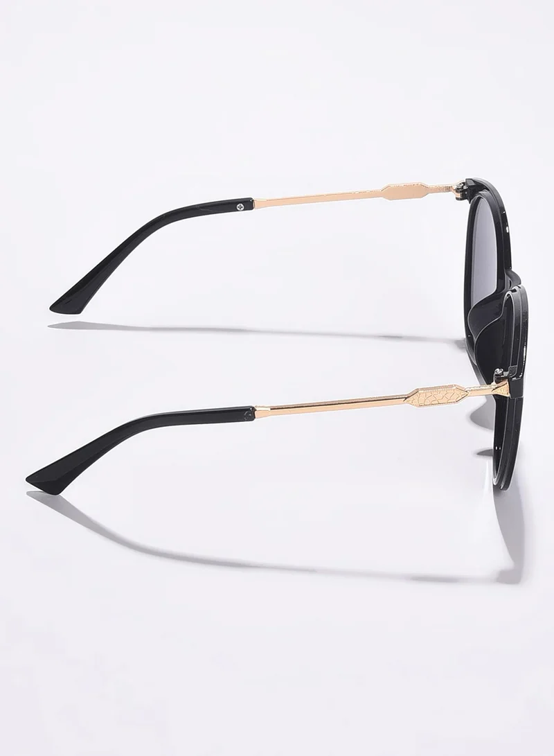 Haute Sauce Black Lens -Toned Butterfly Sunglasses