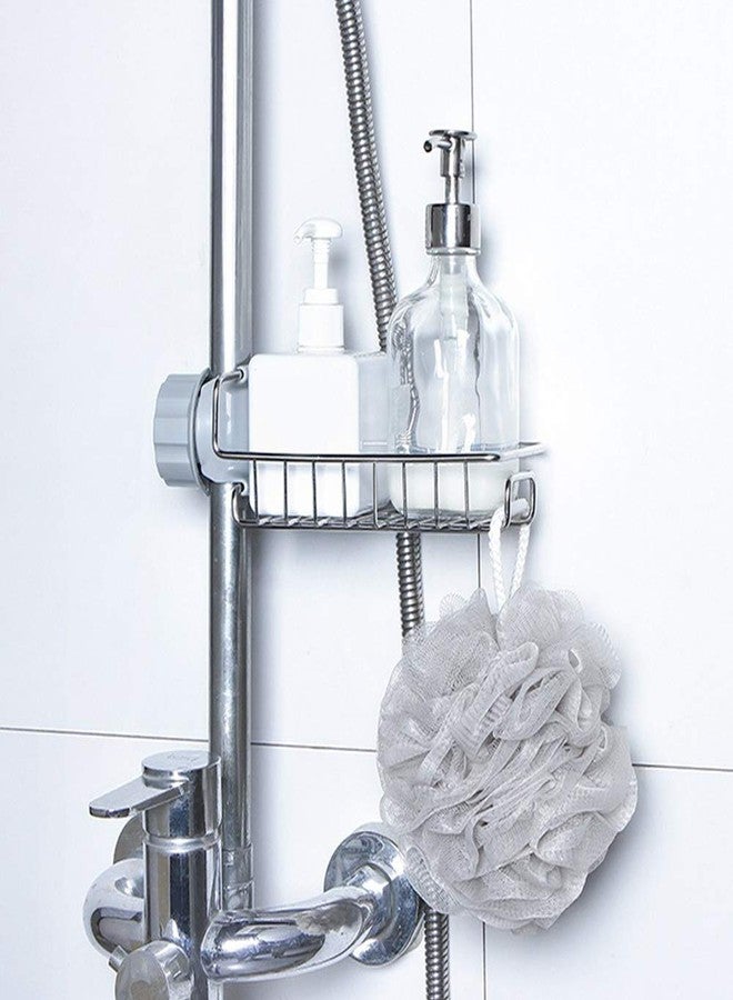 HREDOW Kitchen Sink Caddy Storage Organizer Drainer Caddy for Dishwashing Soap Rag Sponge Holder Faucet Storage Rack - Image 3
