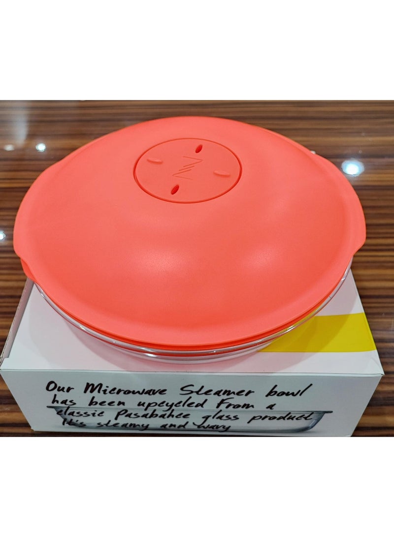 Zest 59524 ZEST PAŞABAHÇE STEAMER MICROWAVE BOWL ORANGE LID - Image 5