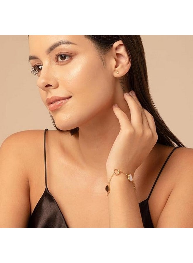 سالتي سوار معصم على شكل قلب حب مالح للنساء | سوار يد للفتيات إكسسوارات نسائية أنيقة وجذابة | مجوهرات جمالية | هدية لعيد الحب والذكرى السنوية والخطوبة وأعياد الميلاد والارتداء اليومي - Image 2