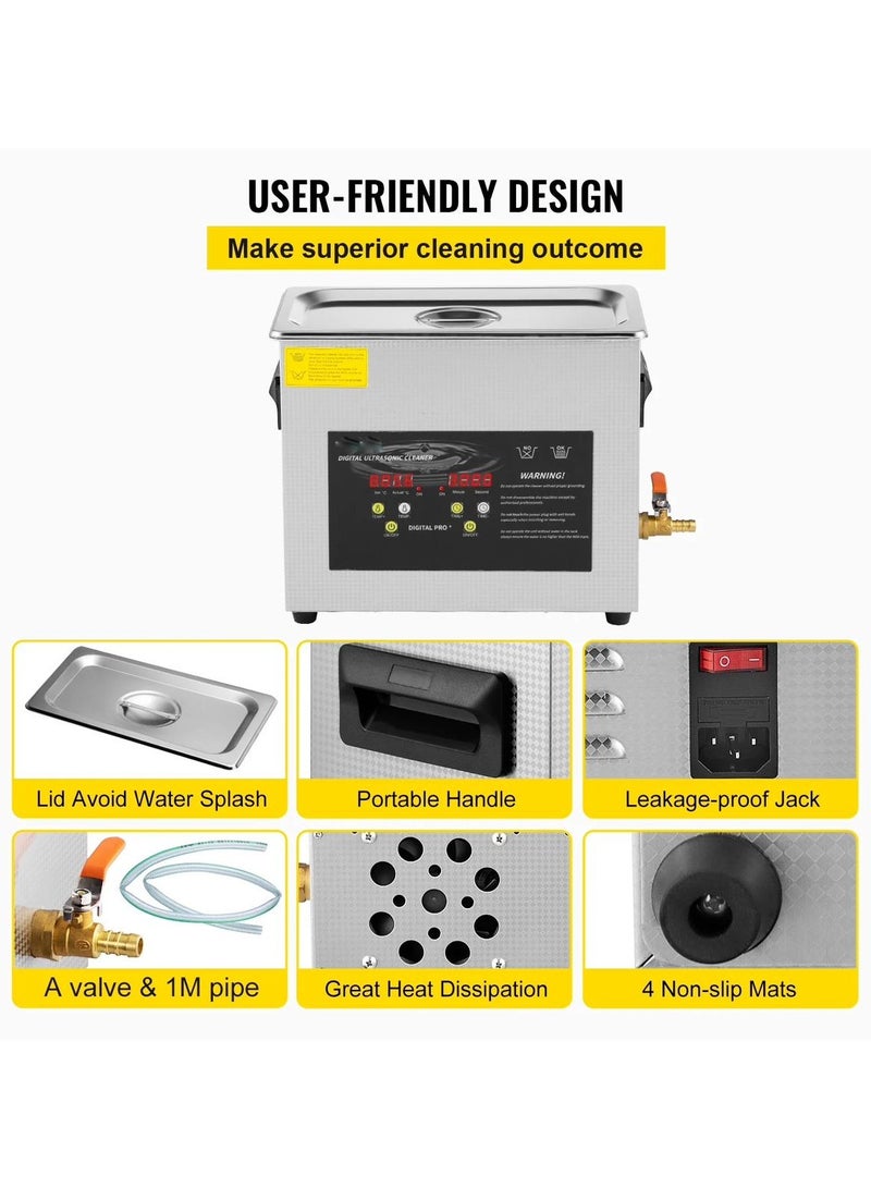 Borndent Ultrasonic Cleaner -6.5L Digital Pro+ - Image 4