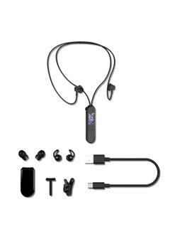 Mi techo Mi Techo N3 Wireleless Neckband Earphone With Hifi Sound Quality HD Clear Microphone and Display Screen Black  - Image 5