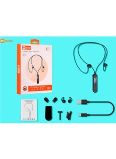 Mi techo Mi Techo N3 Wireleless Neckband Earphone With Hifi Sound Quality HD Clear Microphone and Display Screen Black  - Image 4