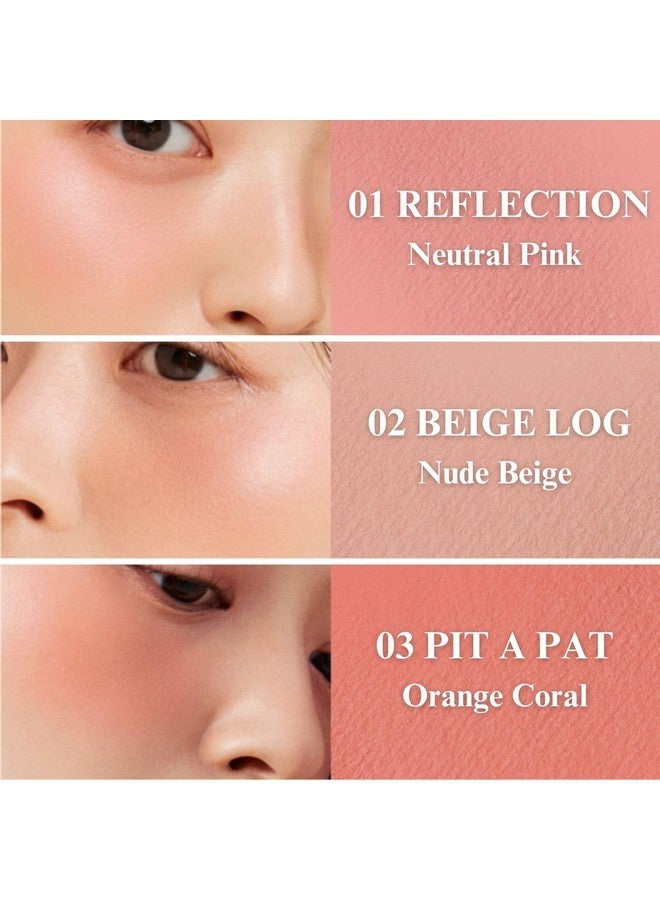 إجليبس أحمر خدود إيجليبس متعدد الاستخدامات - أحمر خدود جيلي كريمي للعينين والخدين، ذو ملمس قابل للبناء والدمج مع لآلئ لامعة، مكياج وجه كوري طبيعي (01 انعكاس، 0.18 أونصة) - Image 2