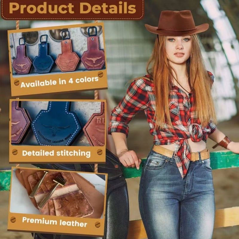 Magnetic Leather Hat Clip Hook - Image 3