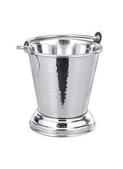 Mystte Mystte Stainless Steel Mini Bucket Serveware Tableware for Home Hotel Restaurants Volume 400 ML Pack of 1 