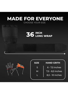 Generic Gel Inner Gloves-Quick Fitting & High Stability,90 cm Boxing Bandages for Boxing, MMA, Muay Thai & Martial Arts,Inner Boxing Gloves(M Size)  - Image 4