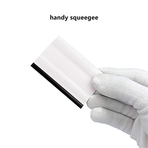 CARTINTS GUGUGI 2PCS 3Inch Mini Block Squeegee Vehicle Rubber Squeegee for Vinyl Wrap Decals Install, Window Tint, Rearview Mirror Clean - Image 2