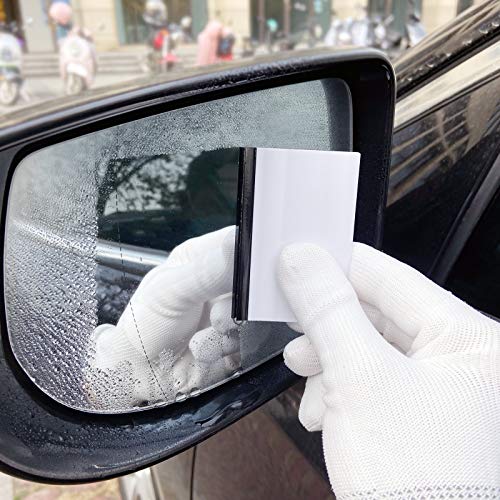 CARTINTS GUGUGI 2PCS 3Inch Mini Block Squeegee Vehicle Rubber Squeegee for Vinyl Wrap Decals Install, Window Tint, Rearview Mirror Clean - Image 5