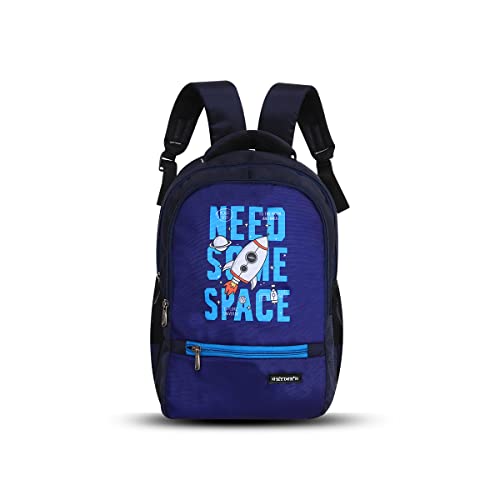 HYDER 35L Graphic Print Latest And Trendy Stylish Waterproof College/Casual/School Bag/Backpack For Kids, Boys, Girls, Men And Women | Best Bags For Everyday Use (Navy Blue) - Image 1