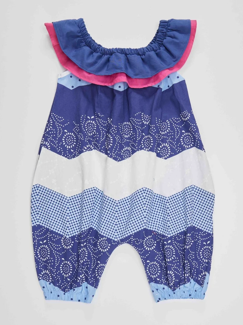 Denokids Flamenco Girl Poplin Jumpsuit