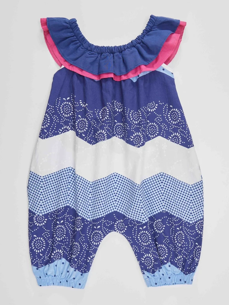 Denokids Flamenco Girl Poplin Jumpsuit