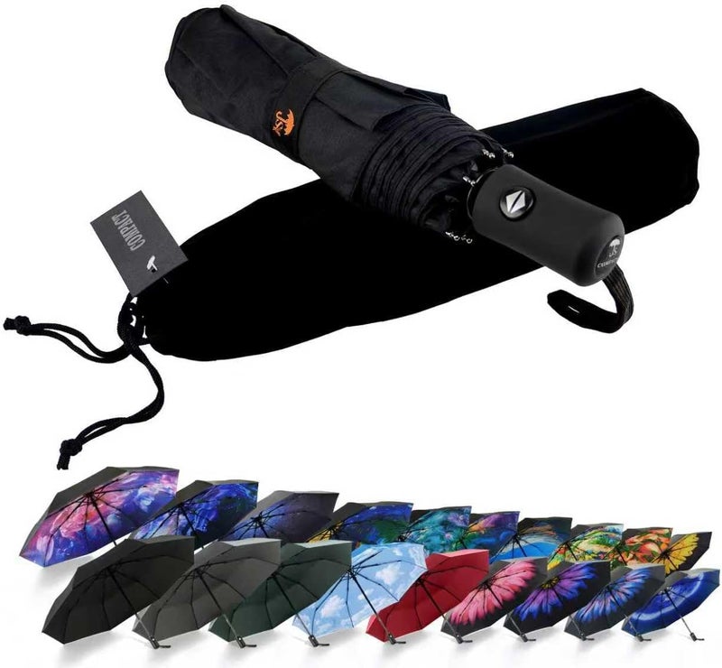 SY COMPACT Travel Umbrella Windproof Automatic Umbrellas Small Compact UV Sun Protection Factory Outlet Umbrella - Image 1