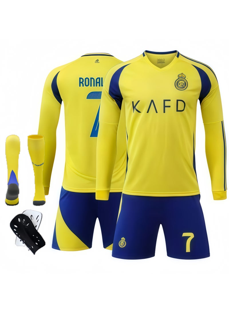 SKT Shiketro Adult Men's And Women's Long-Sleeved 4-Piece Football Uniform Suit Size 7  - Image 1