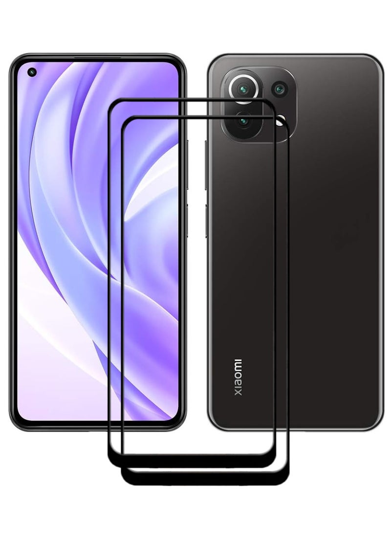 ACLIX 2 Pieces Antistatic ESD Dustproof Premium Quality High Definition Tempered Glass Screen Protector Designed For Xiaomi Mi 11 Lite - Image 1
