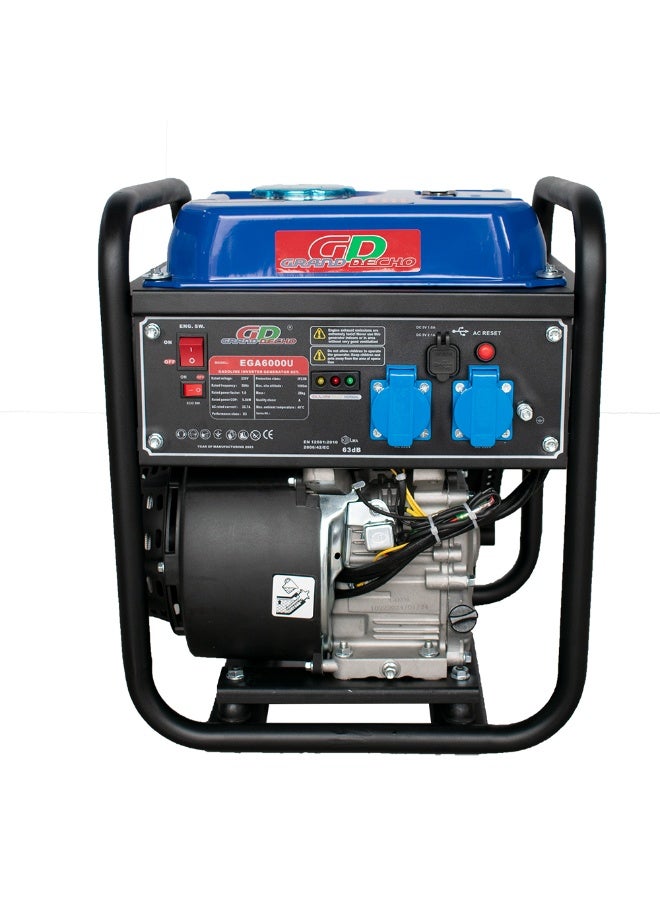 جراند ديشو مولد عاكس بنزين محمول بقوة 5000 واط Grand Decho EGA6000U - Image 1