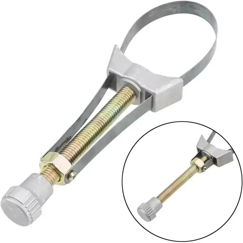 Strap Wrench 3Pcs Car Auto Oil Filter Removal Tool Cap Spanner Strap Wrench 60mm To 120mm Diameter Adjustable for Repair - Image 3