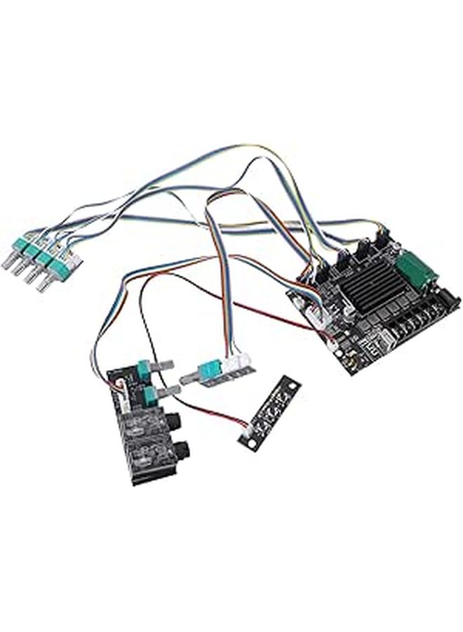 FTVOGUE 100W 2.1 Channel Bluetooth Amplifier Module Copper With AUX USB MIC Input For Home Theater And DIY Speaker System - Image 1