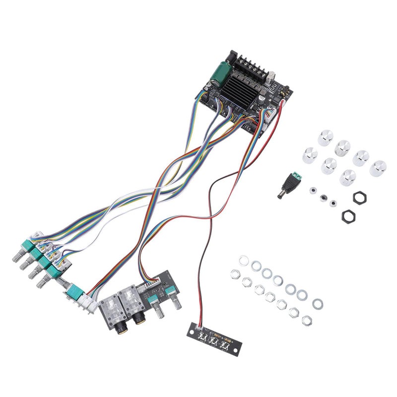 FTVOGUE 100W 2.1 Channel Bluetooth Amplifier Module Copper With AUX USB MIC Input For Home Theater And DIY Speaker System - Image 4