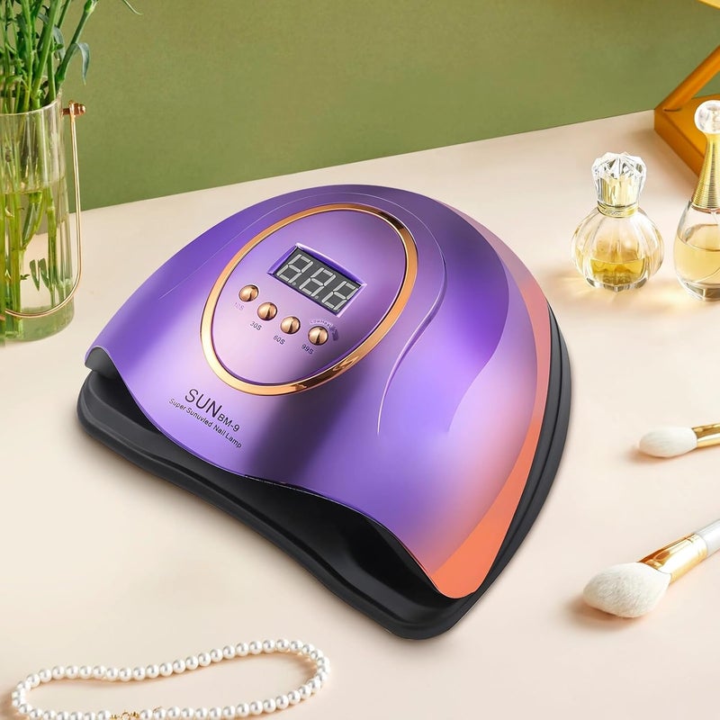 With Detachable Base, 66 Led Beads, 4 Timer Settings, Auto Sensor, Red Light Gel Nail Lamp For Manicure Of Gel Polish - Image 3