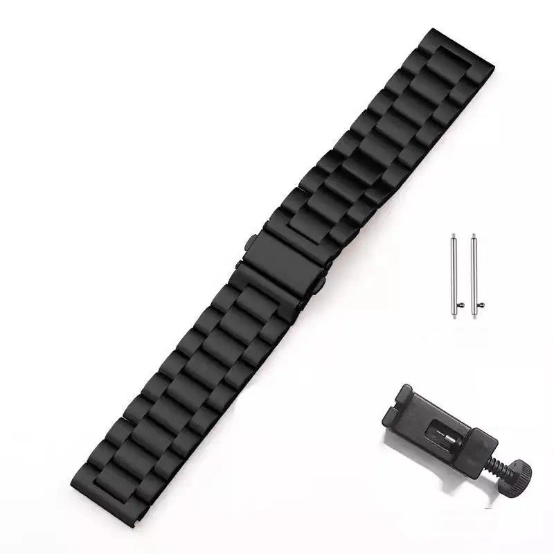 Bluejw 22mm Stainless Steel Watch Band for Samsung Galaxy Watch 3 4 5 Pro – Replace the Watch Strap with Durable Metal Loop Wristband - Image 2