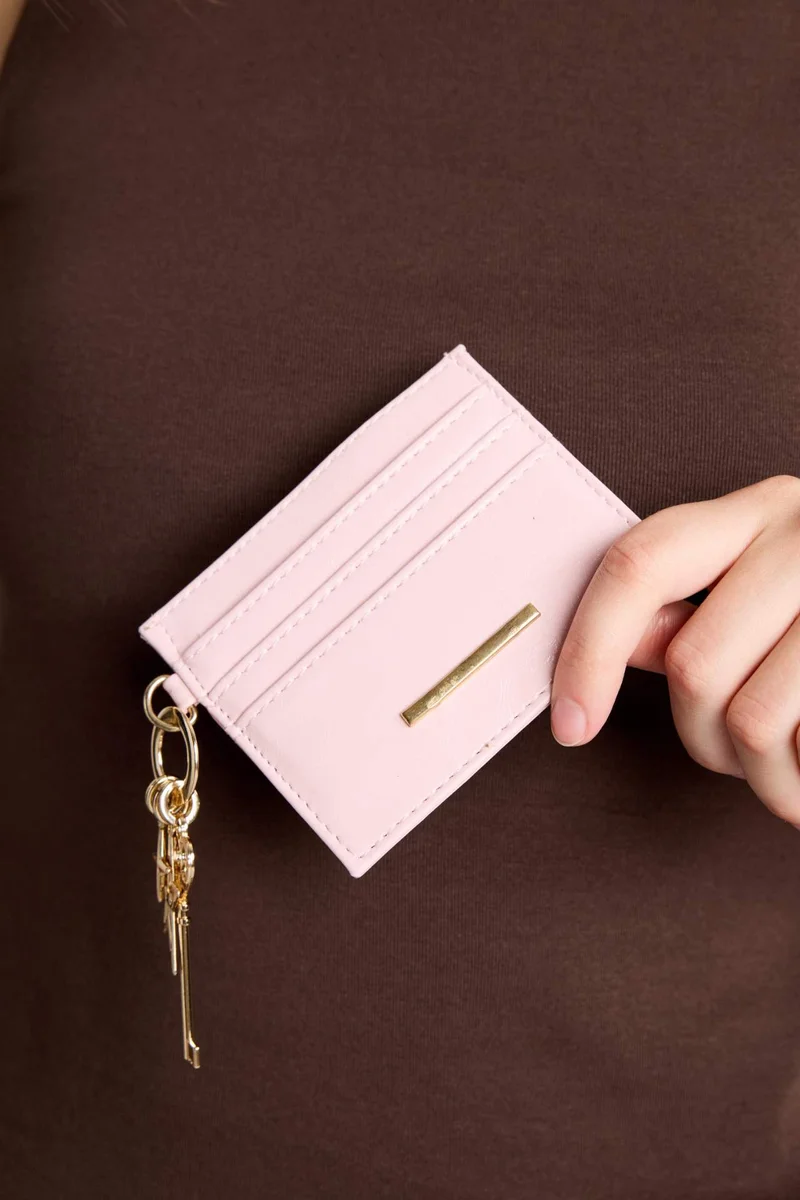 Defacto Woman Faux Leather Business Card Wallet