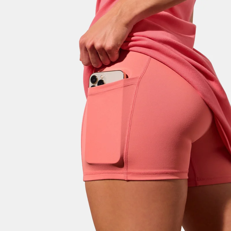 Fabletics coral pink Women's Polo Dress for Women | Best Price UAE