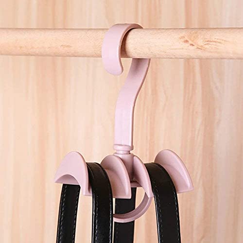 UPKARANWALE UPKARANWALE Home Handbag Hat Cap Scraf Wardrobe Closet Hanger Hook Storage Organizer Pink - Image 3