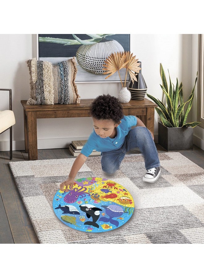 Fiddlys Creative Wooden Jigsaw Puzzle For Children 66Pcs (Sea World) - Image 5