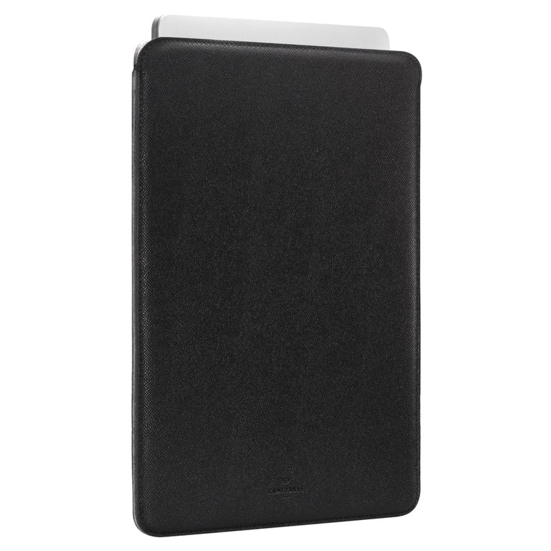 Comfyable Laptop Sleeve 15 Inch Precisely Compatible with MacBook Air 15" M4 2025 A3241 & M3 2024 A3114 & M2 2023 A2941, Faux Leather Cover Case, Black - Image 2