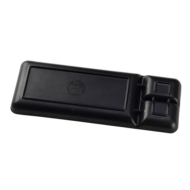 Melamine Modern Rectangular Chip Dip Tray Black 305 x 305 cms 220 g Dishwasher Safe  - Image 4