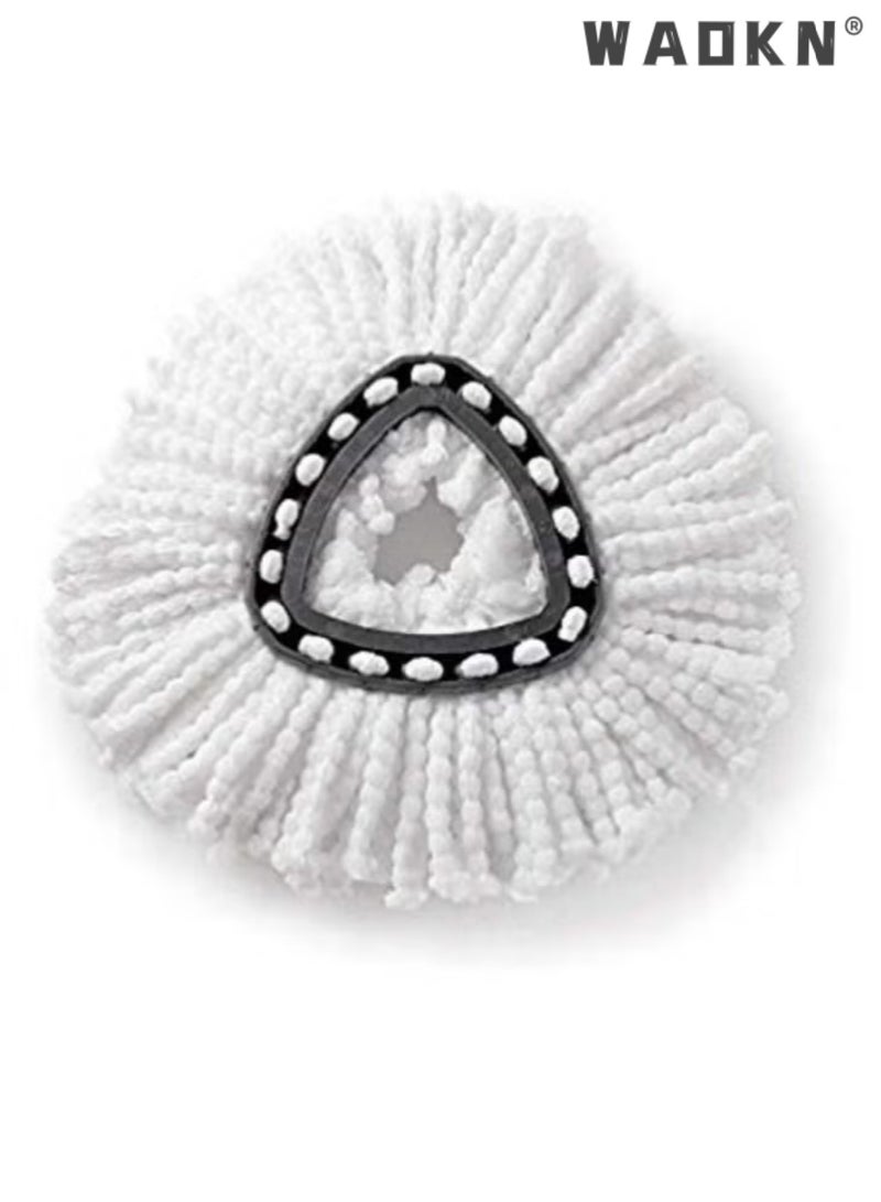 دبليو أيه أو كي أن 4 جهاز كمبيوتر شخصي سهل التزاوج والنظيفة الميكروفايبر أرضية مسح إعادة تعبئة مسح قاعدة استبدال تدوير مسح غطاء البلاستيك حالة مثلث مسح رأس القرص قشرة استبدال جزء الملحقات تدوير مسح استبدال رؤوس, الميكروفايبر تدوير مسح إعادة تعبئة لـ O أرز, سهل التنظيف مسح استبدال رأس, آلة قابلة للغسيل - Image 2