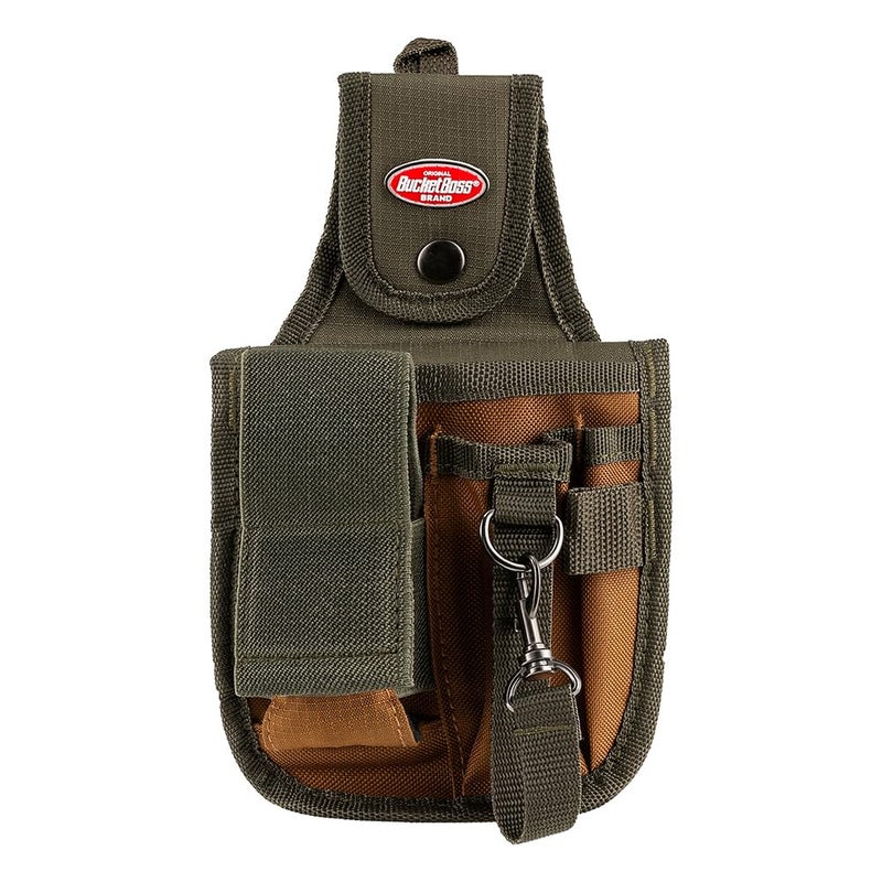 Bucket Boss Rear Guard Pouch with FlapFit Pouches Original Series 54120 Brown