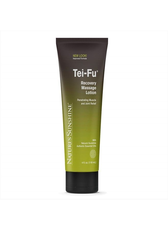 Nature's Sunshine Tei-Fu Muscle Recovery Lotion by Nature's Sunshine, Natural Pain Relief Cream Made With Essential Oils Penetrates Deep to Provide Back Pain Relief for Sore Muscles and Joints, Paraben-free - Image 1
