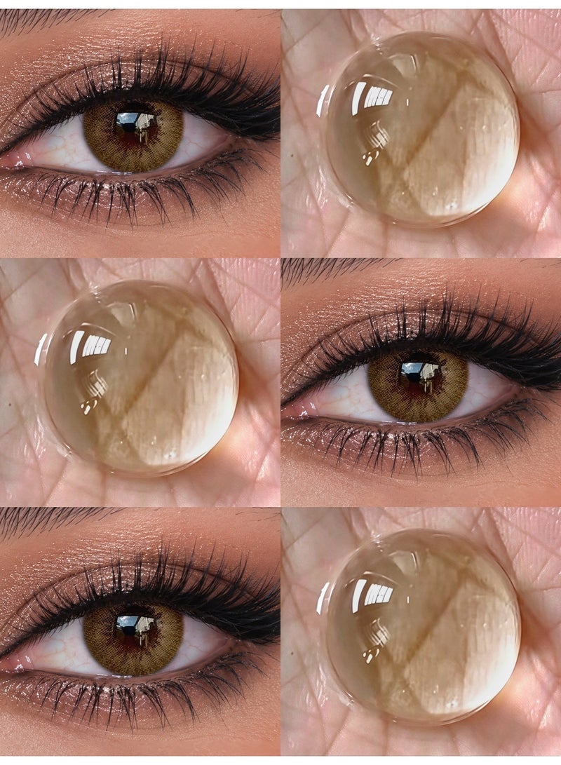 Freshlady Colored Contact Lenses Latte 14.20mm Yearly Disposable for Daily Wear - Image 5