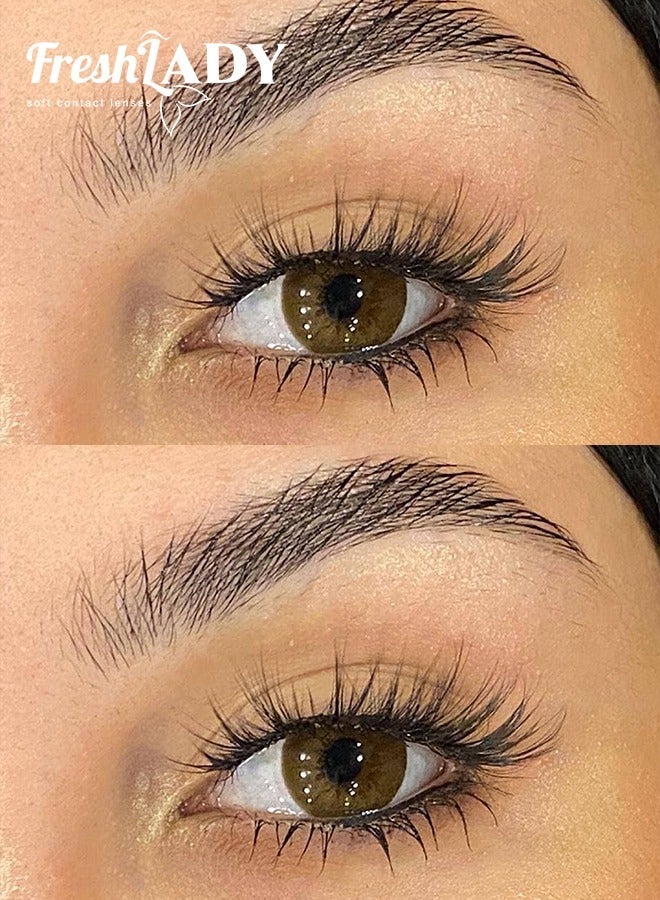 Freshlady Colored Contact Lenses Latte 14.20mm Yearly Disposable for Daily Wear - Image 3