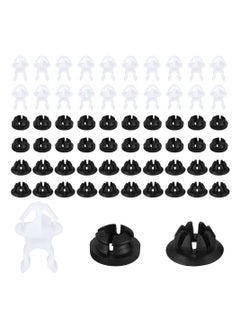 Excefore 60Pcs Hood Prop Rod Holder Clips, Car Engine Hood Support Prop Rod Grommet Clips, Auto Decorative Accessories, Compatible with 91503-SS0-003, Fit for Most Cars Automobile Bracket  - Image 1