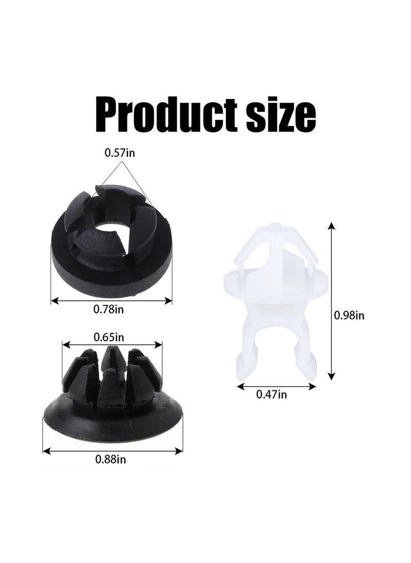 Excefore 60Pcs Hood Prop Rod Holder Clips, Car Engine Hood Support Prop Rod Grommet Clips, Auto Decorative Accessories, Compatible with 91503-SS0-003, Fit for Most Cars Automobile Bracket  - Image 2