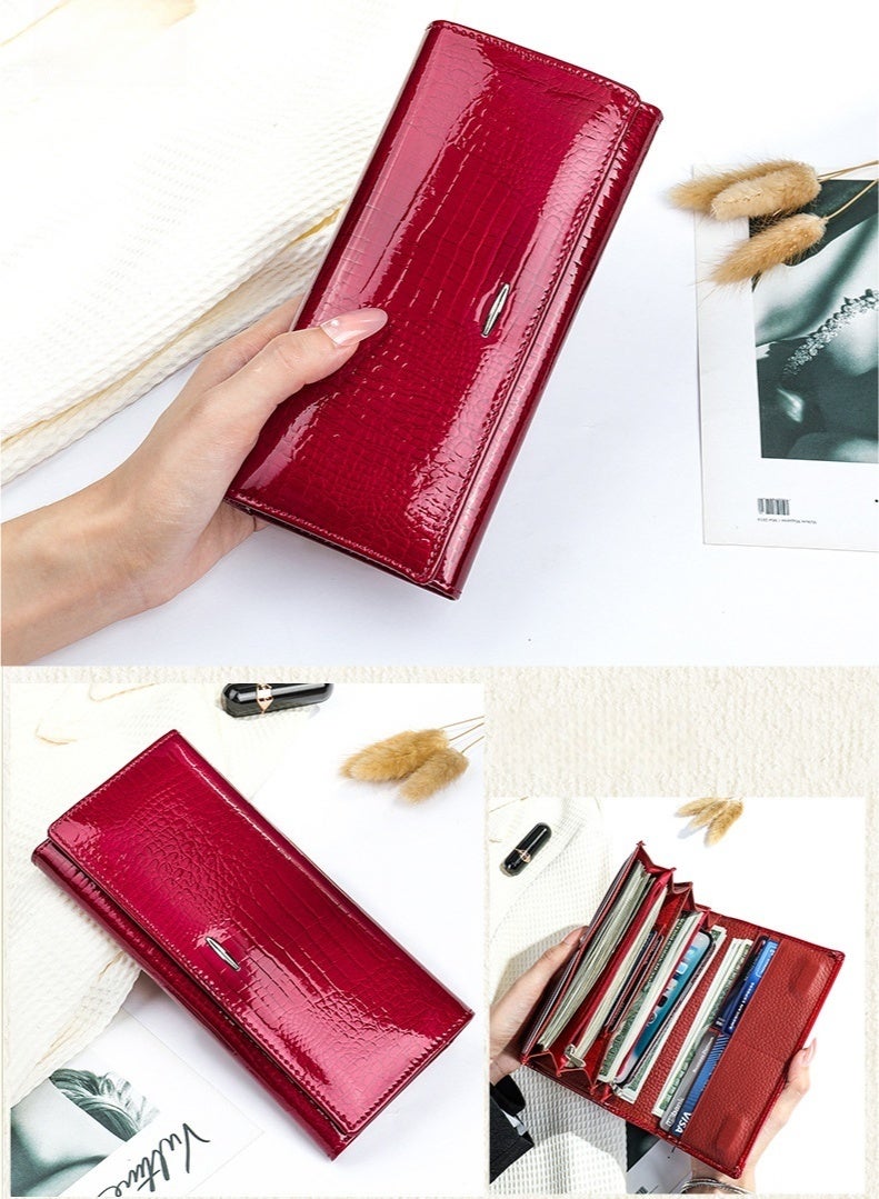 Mark Fairwhale New Leather Fashionable Multifunctional Large Capacity Wallet - Image 2