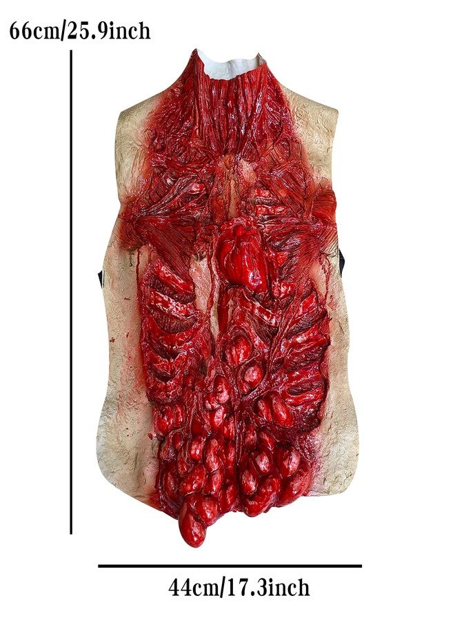 Lyxaof Fake Body Parts Scary Intestine Dead Body Parts Halloween Props Organ Fake Intestine Zombie Costume Haunted House Prop - Image 4