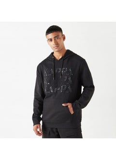 Kappa Kappa Embossed Sweatshirt with Long Sleeves and Pocket  - Image 1