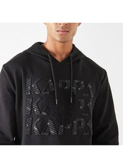 Kappa Kappa Embossed Sweatshirt with Long Sleeves and Pocket  - Image 4