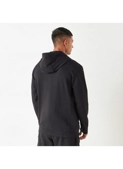 Kappa Kappa Embossed Sweatshirt with Long Sleeves and Pocket  - Image 3