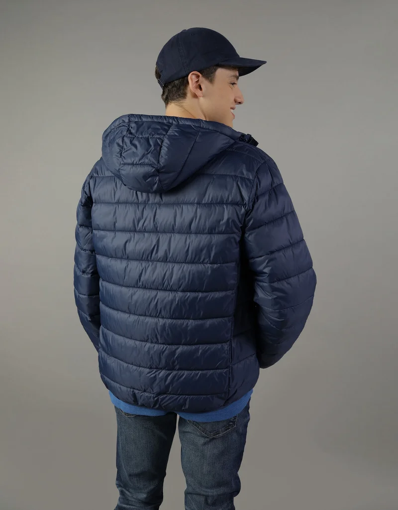 امريكان ايجل Zip Through Puffer Jacket