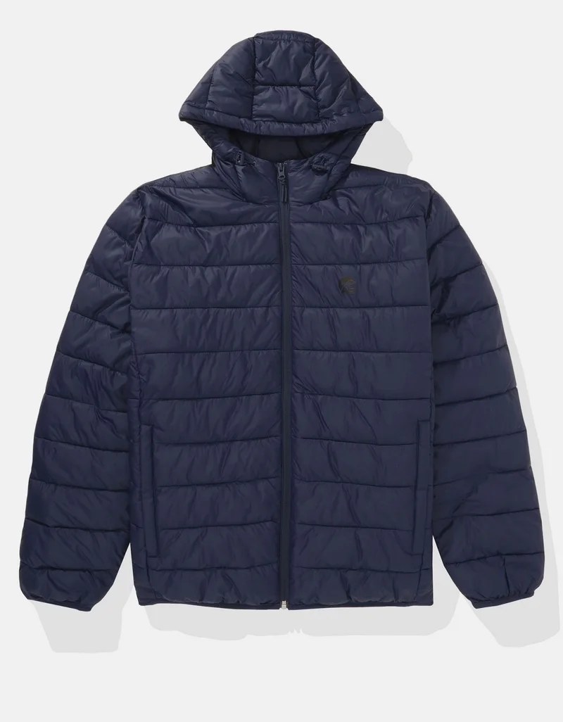 امريكان ايجل Zip Through Puffer Jacket