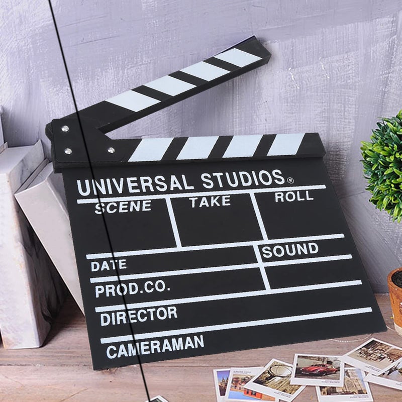 Wooden Director Clapperboard Film Prop With Stable Sticks Scene TV Movie Board - Image 5