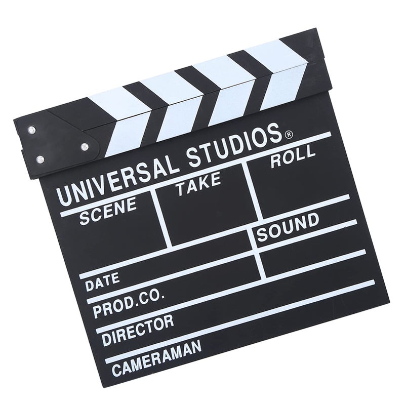 Wooden Director Clapperboard Film Prop With Stable Sticks Scene TV Movie Board - Image 2