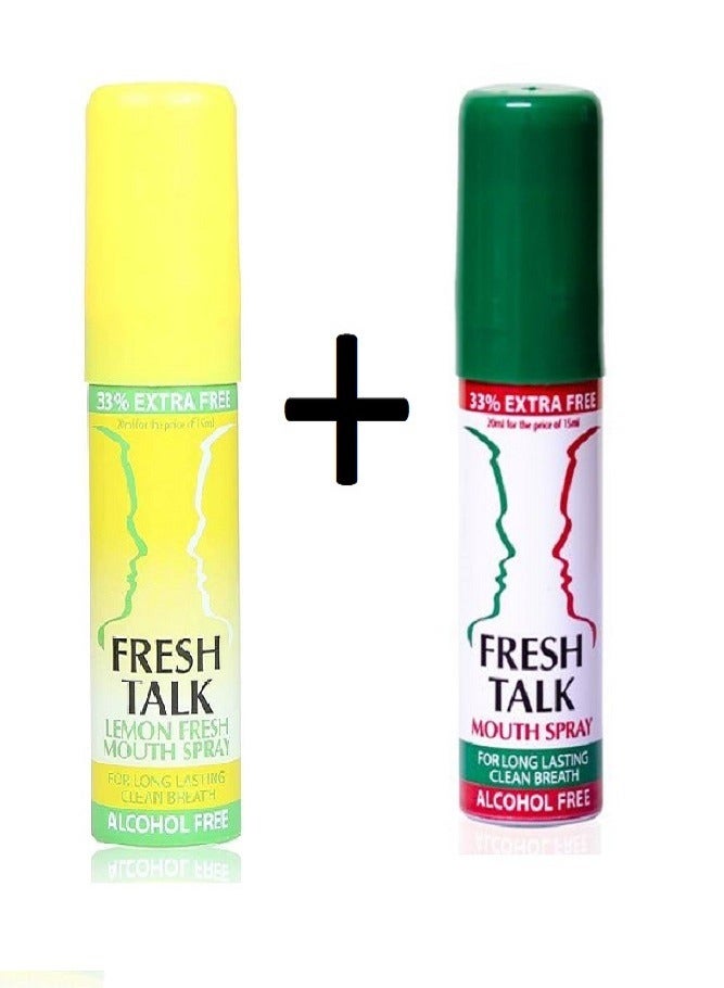 fresh talk Mouth Spray & Lemon Mouth   Spray -20ML